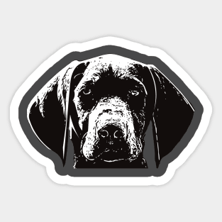 German Shorthaired Pointer - GSP Christmas Gifts Sticker